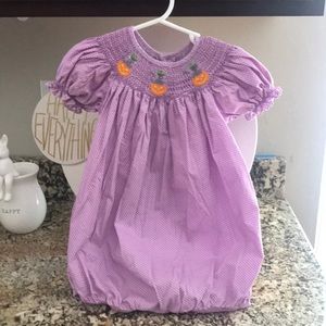 Halloween Smocked Bubble!! Size 24 months